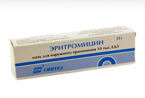 Эритромициновая мазь против ячменя Эритромициновая мазь против ячменя
