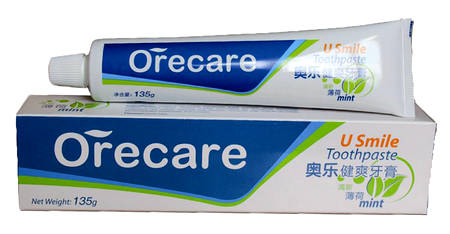 Китайская отбеливающая паста Orecare
