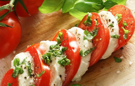брынза с овощами