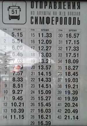 Добраться из симферополя в ялту